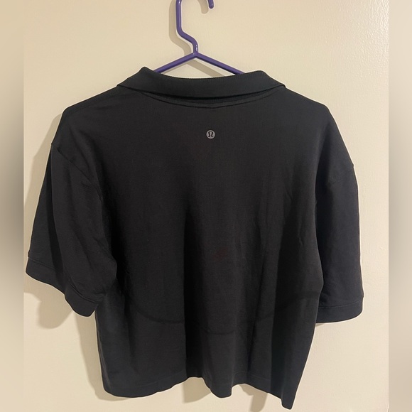 Lululemon Cropped Polo Shirt - Picture 2 of 2
